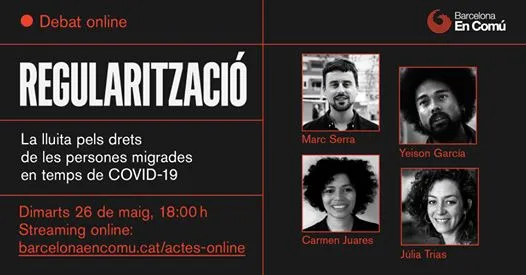 Regularització: la lluita pels drets en temps de Covid19