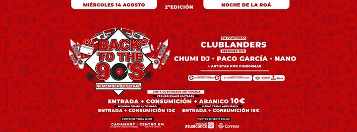 Remember Back To The 90s 14 Agosto