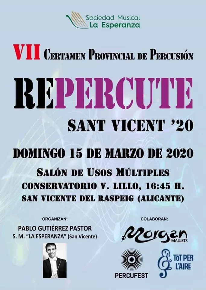 Repercute - Certamen provincial de percusión 2020