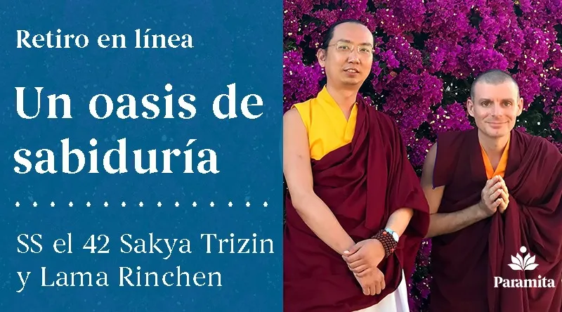 Retiro en línea con SS Sakya Trizin y Lama Rinchen (gratuito)