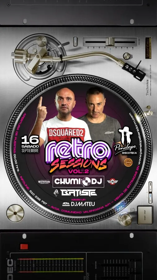 Retro Sessions Vol.2 Chumi Dj + Batiste + Mateu