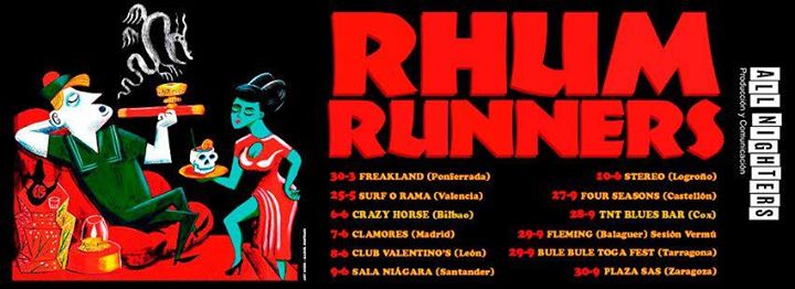 Rhum Runners y Nick Garrie en el TNT Blues de COX