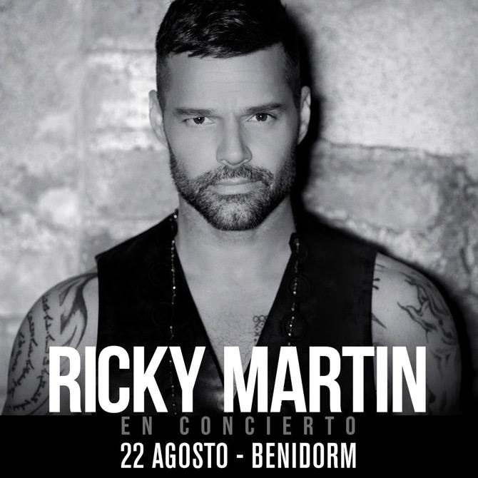 Ricky Martin en concierto en Benidorm