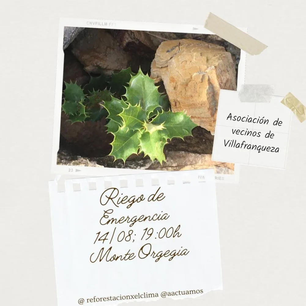 Riego de emergencia del Monte Orgegia