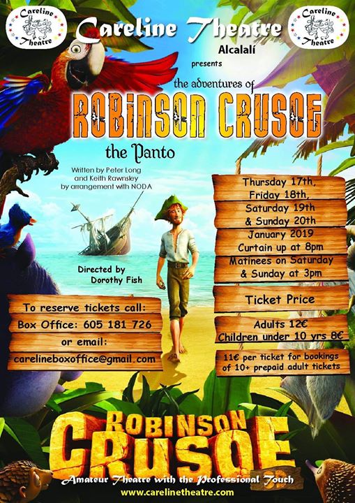 Robinson CRUSOE THE Panto en Alcalalí