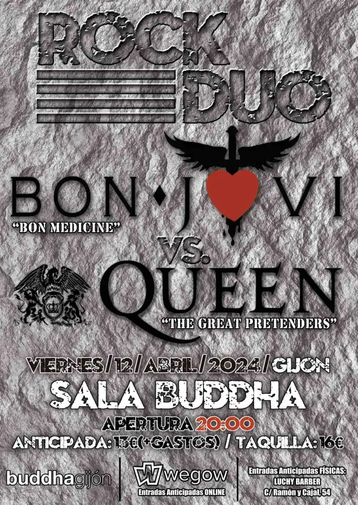 Rock duo - bon Jovi vs. Queen