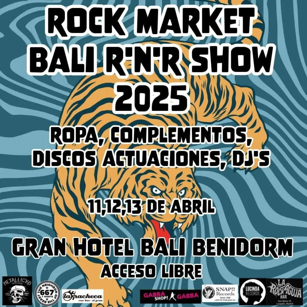 Rock market Bali R'N'R Show 2025