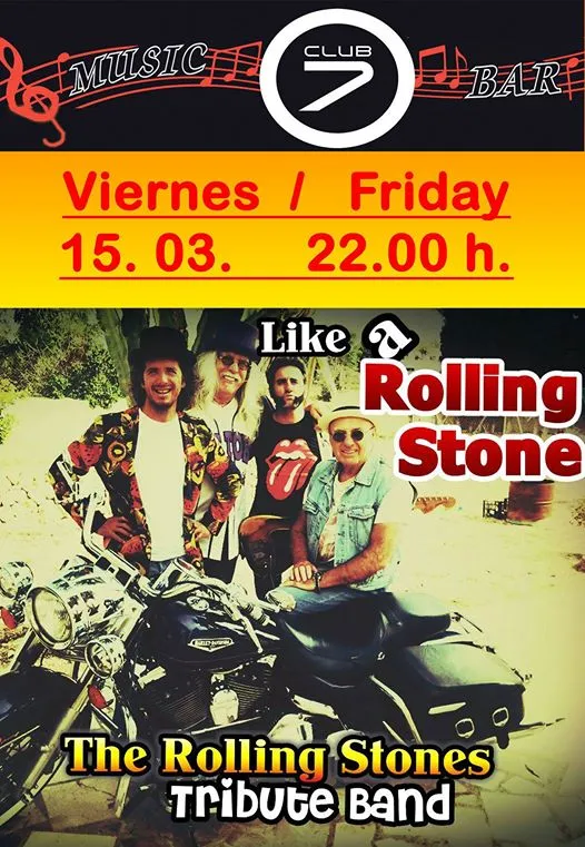 Rock Night On Friday con el tributo a los Rolling Stone en Calpe