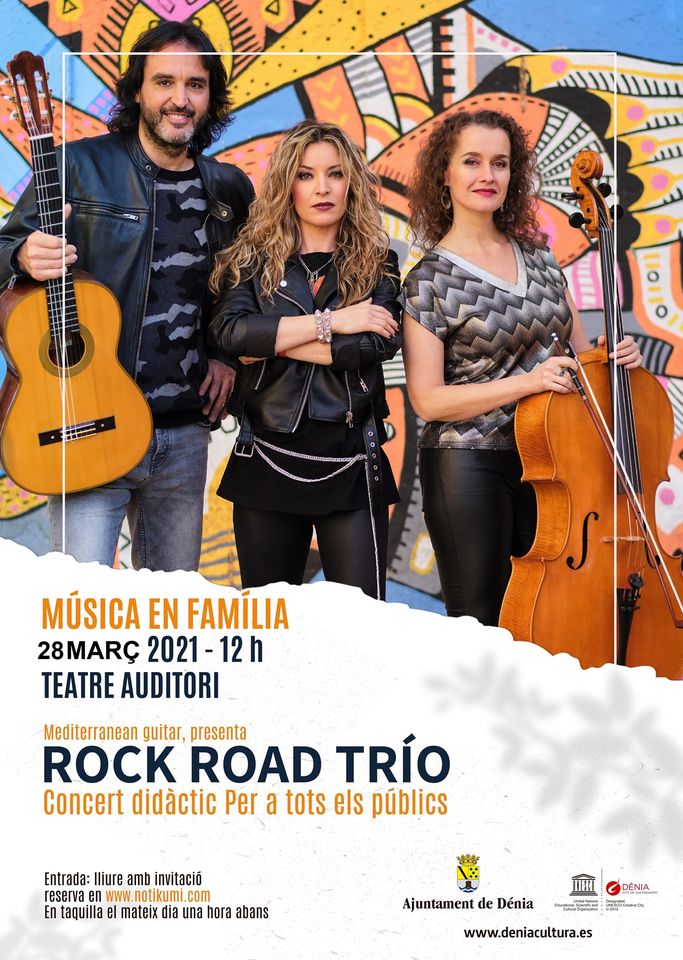 Rock road trío Música en Familia