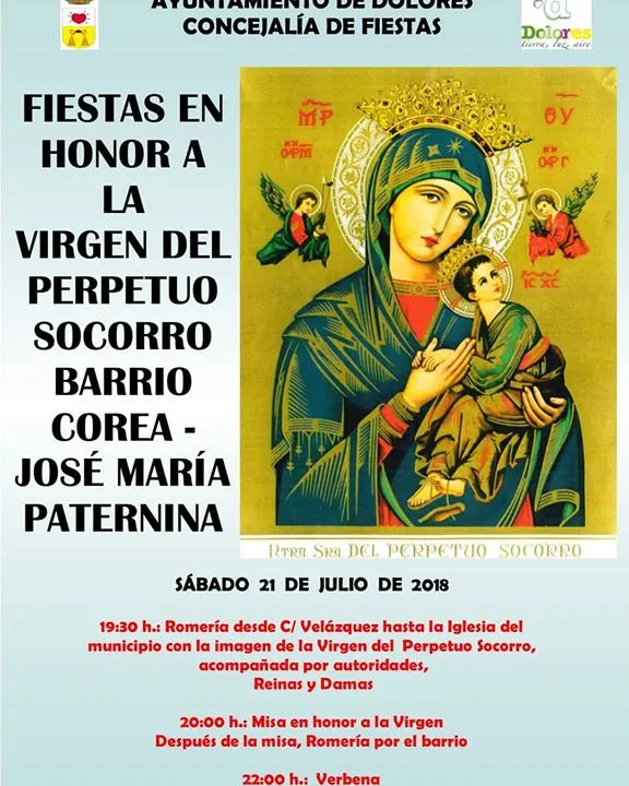 Romería y verbena de Nuestra Señora del Perpetuo Socorro del Barrio de Corea de Dolores