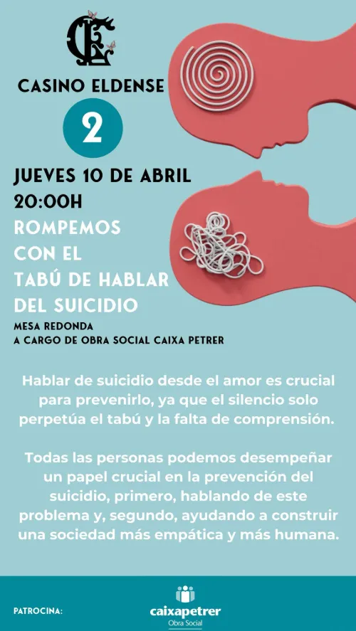 Rompemos el tabú de hablar del suicidio ► Charlas sobre Salud mental