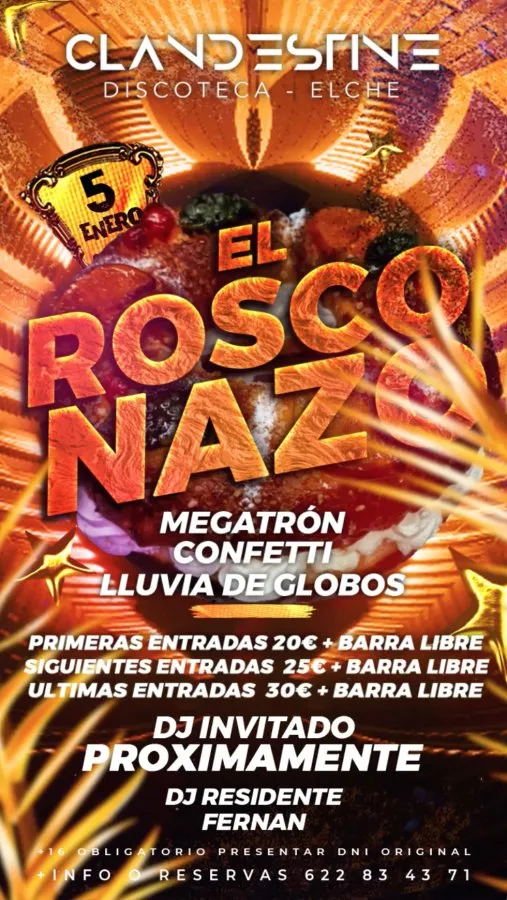 Roscón Clandestine Elche