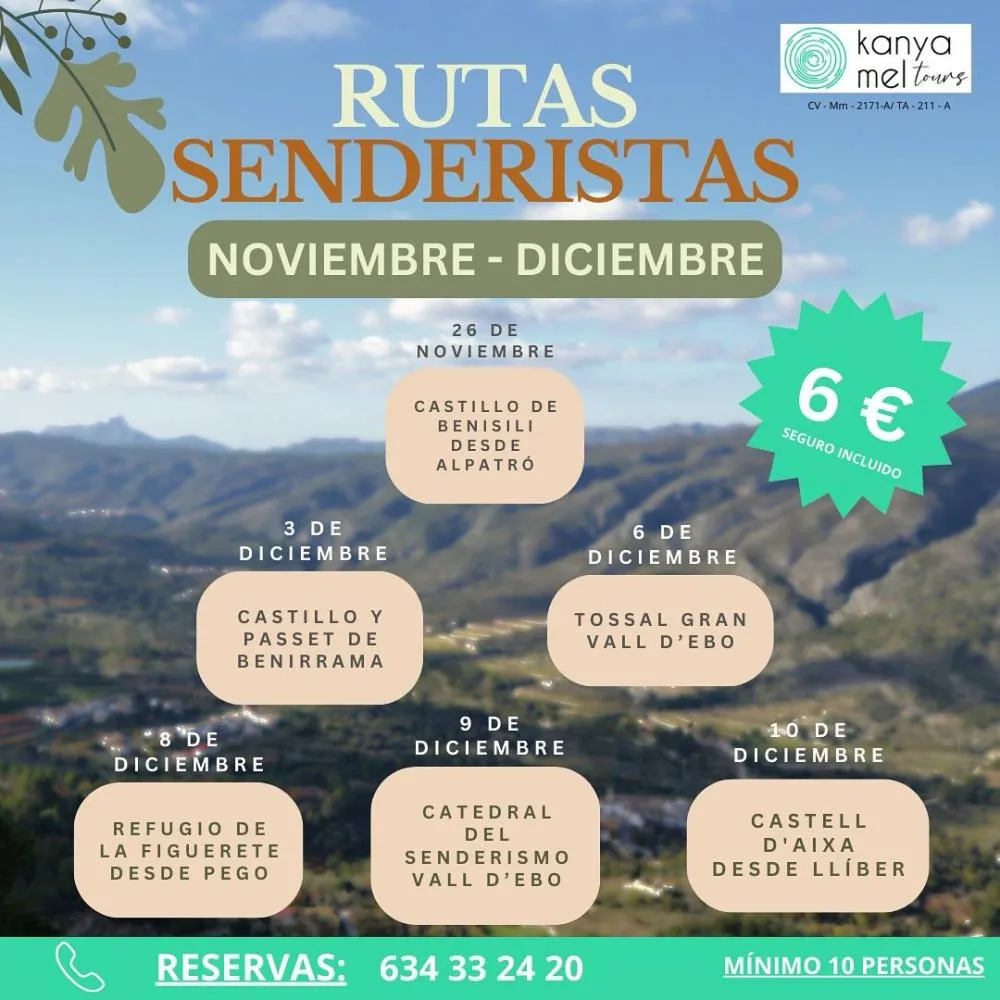 Ruta al refugio de la Figuereta desde Pego