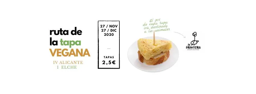 Ruta de la Tapa Vegana Alicante/Elche 2020