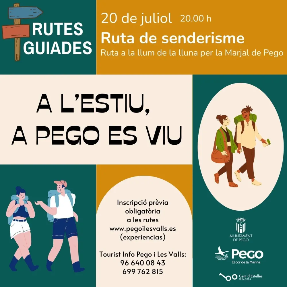 Ruta de senderisme "A l' estiu , a Pego es viu"