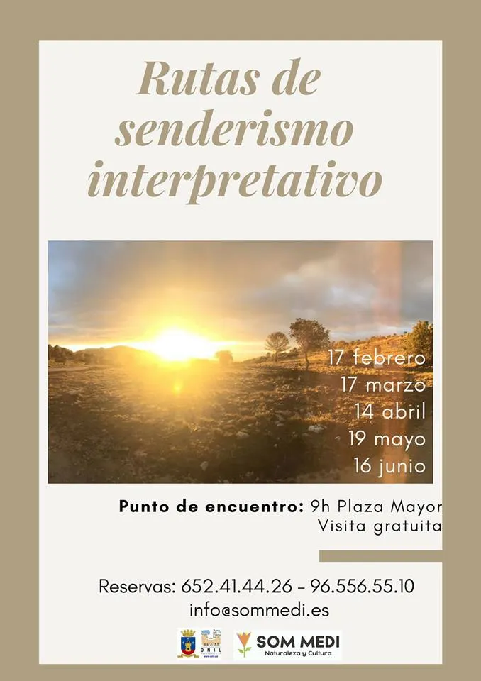 Ruta de Senderismo interpretativo de la mano de Som medi desde Onil