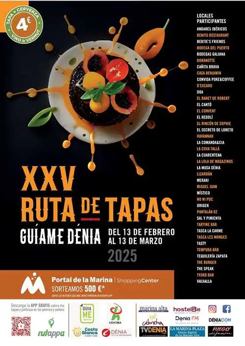 Ruta de Tapas Dénia 2025