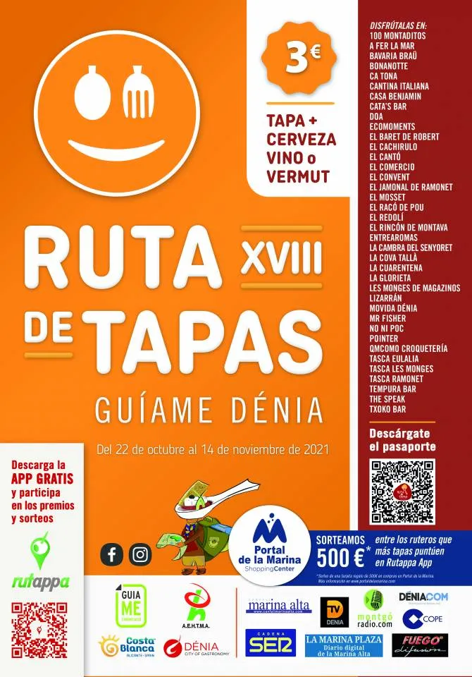 Ruta de tapas en Dénia 2021