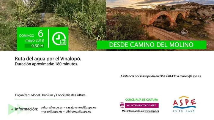 Ruta del agua por el Vinalopó