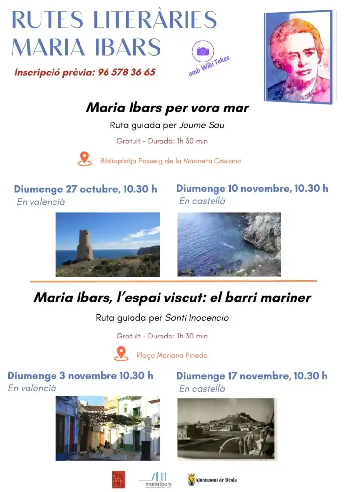 Ruta literaria de Maria Ibars: el espacio vivido