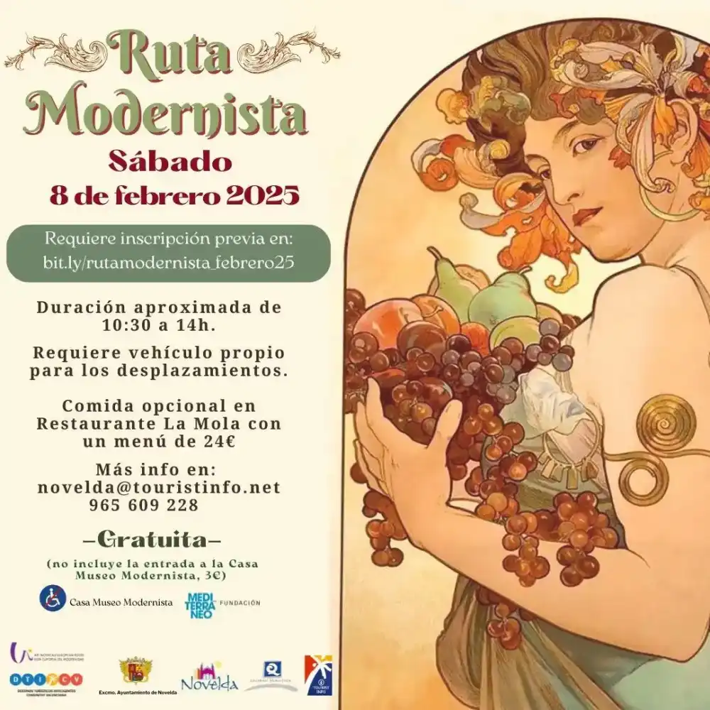Ruta Modernista Novelda Febrero 2025