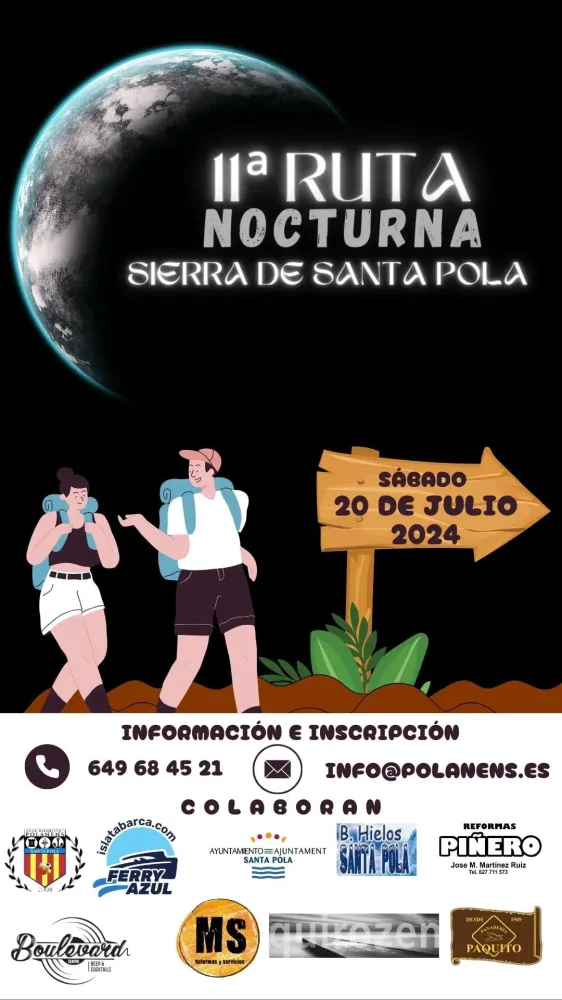 Ruta Nocturna Sierra de Santa Pola 2024