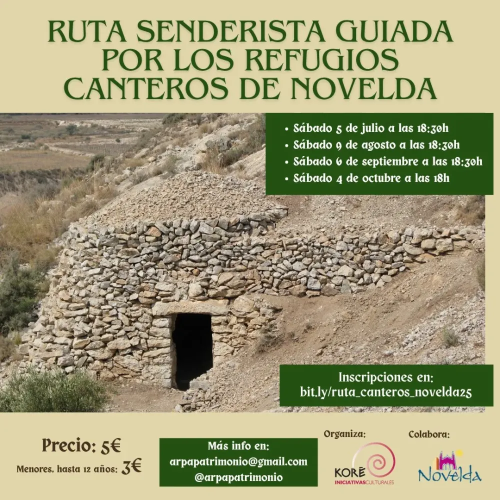 Ruta Senderista Guiada por los Refugios Canteros de Novelda