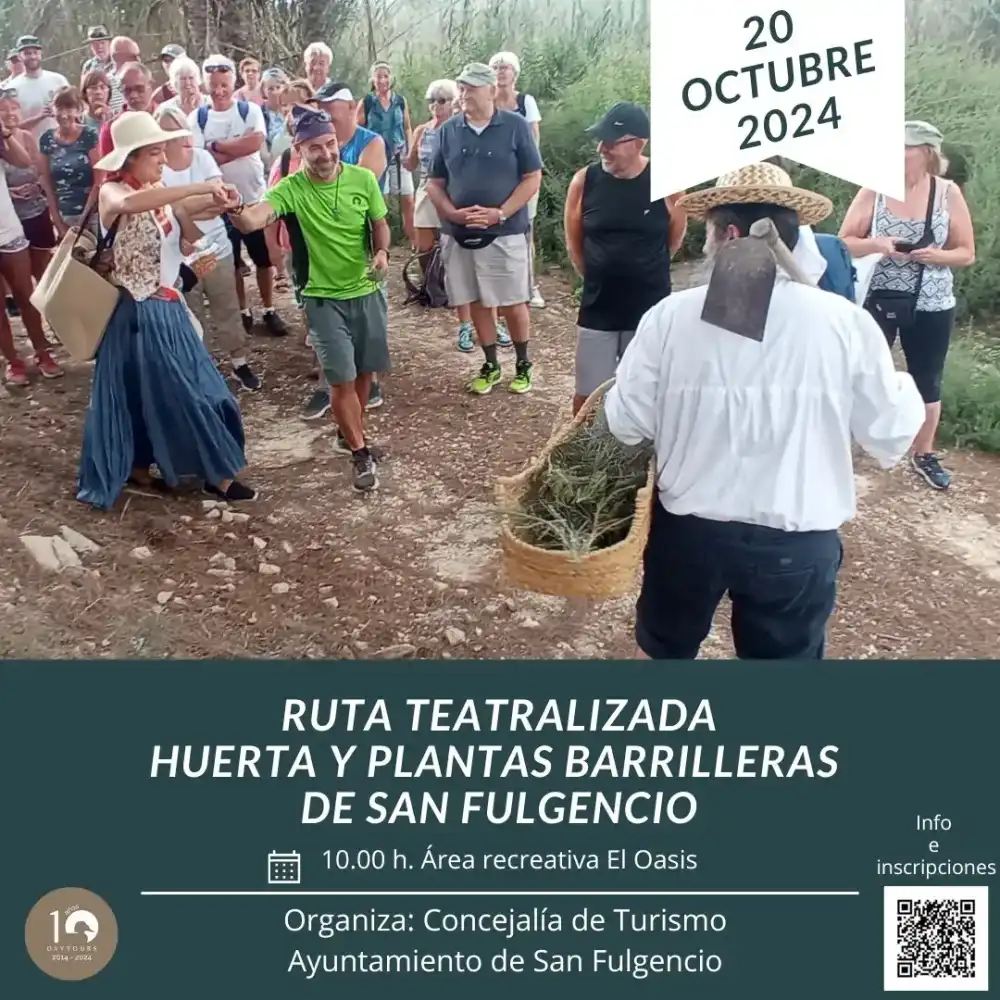 Ruta teatralizada huerta y plantas barrilleras de San Fulgencio