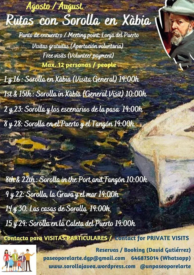 Rutas con Sorolla en Xàbia