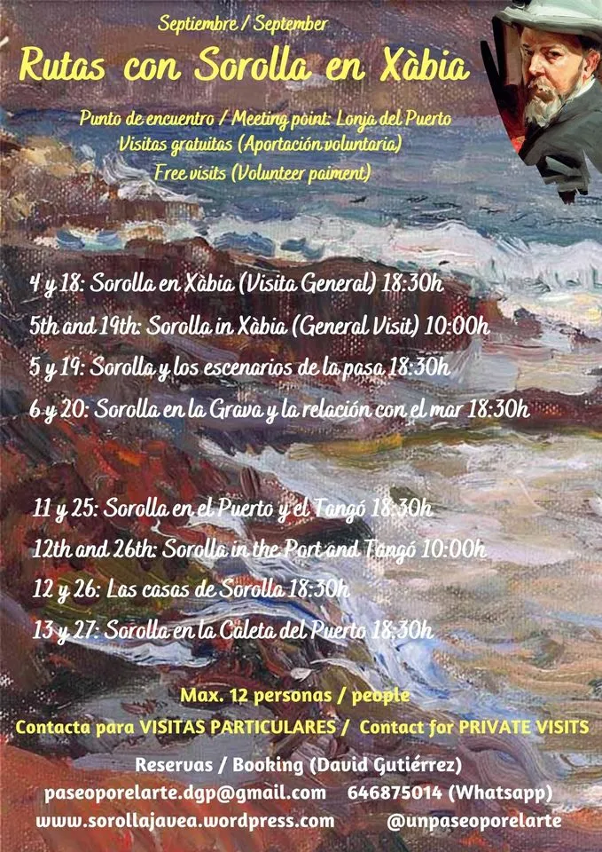 Rutas con Sorolla en Xàbia