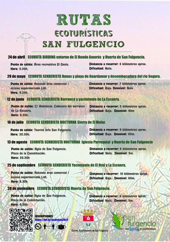 Rutas ecoturísticas San Fulgencio