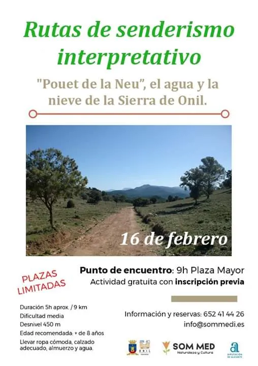 Rutas interpretativas en Onil