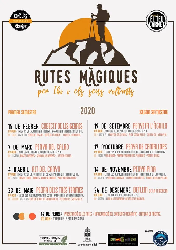 Rutas mágicas por Ibi y sus alrededores 2020