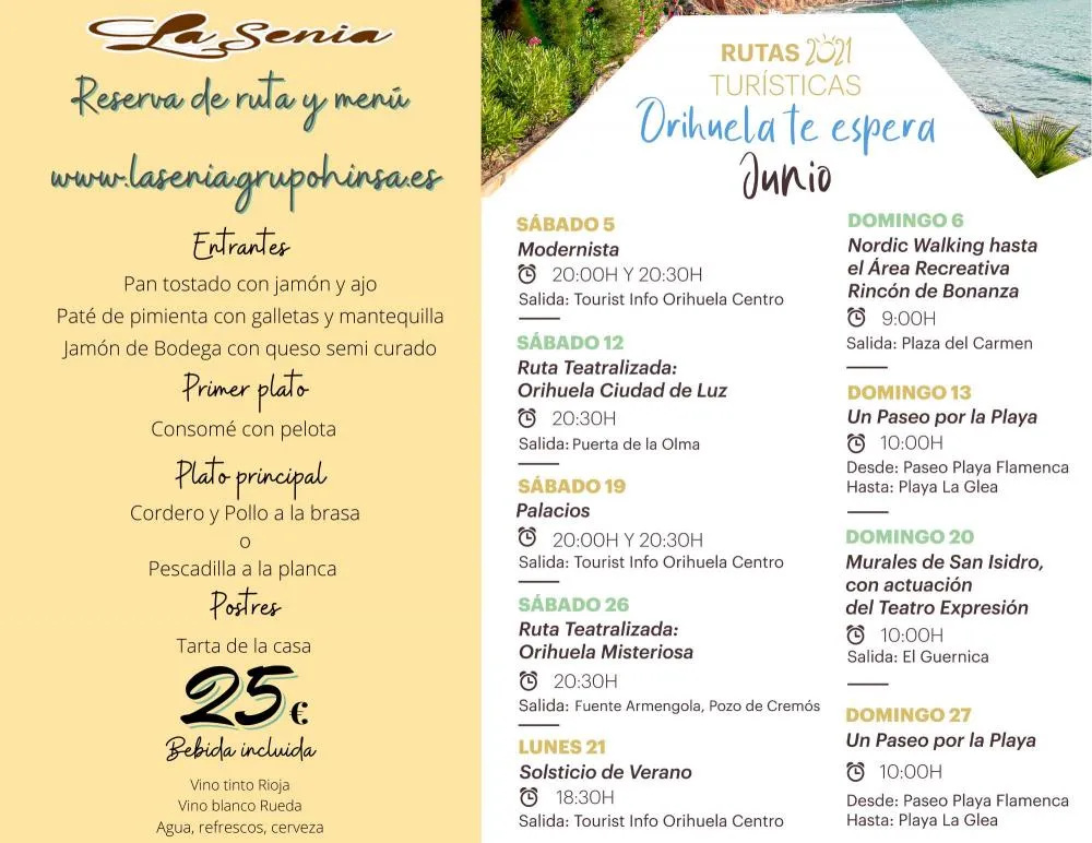 Rutas turísticas de la Senia - Junio