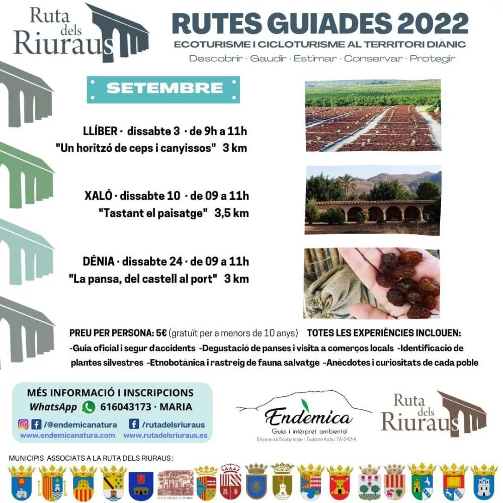 Rutes Guiades Per la Ruta dels Riuraus