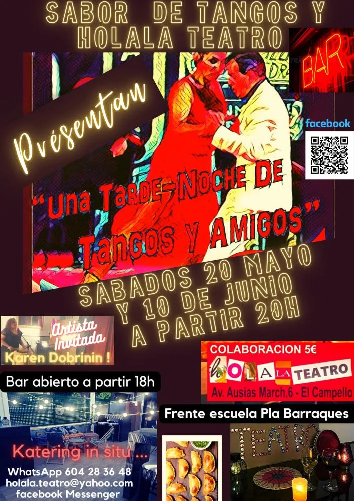 Sabor de tangos y holala teatro