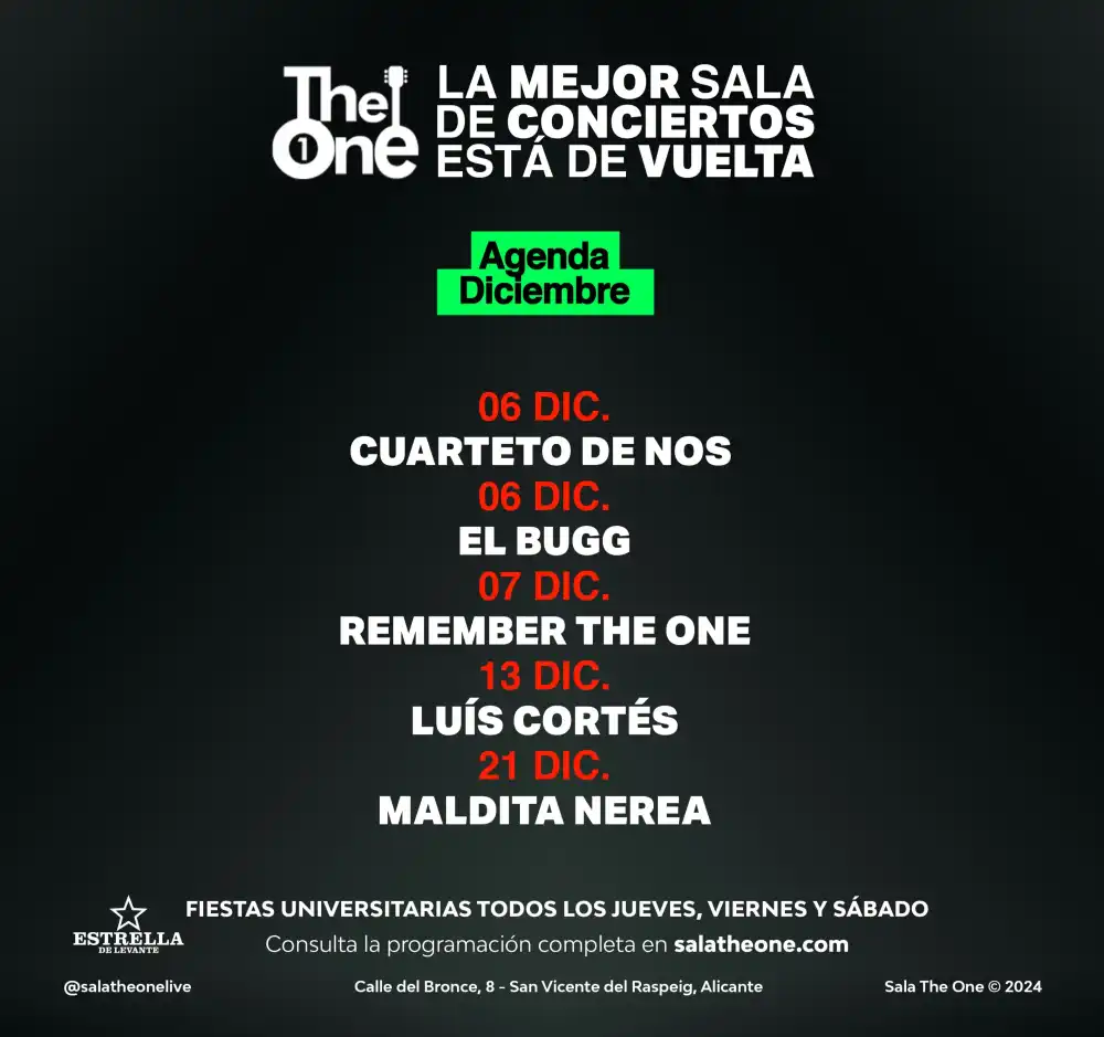 Sala The One - Diciembre 2024