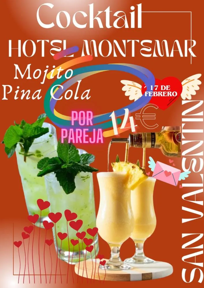 San Valentín Cocktail Hotel Montemar