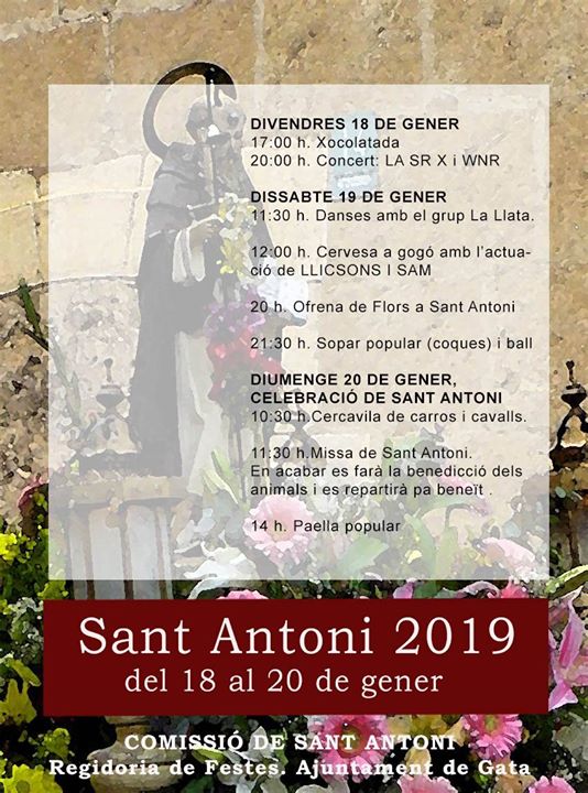 Sant Antoni 2018 a Gata