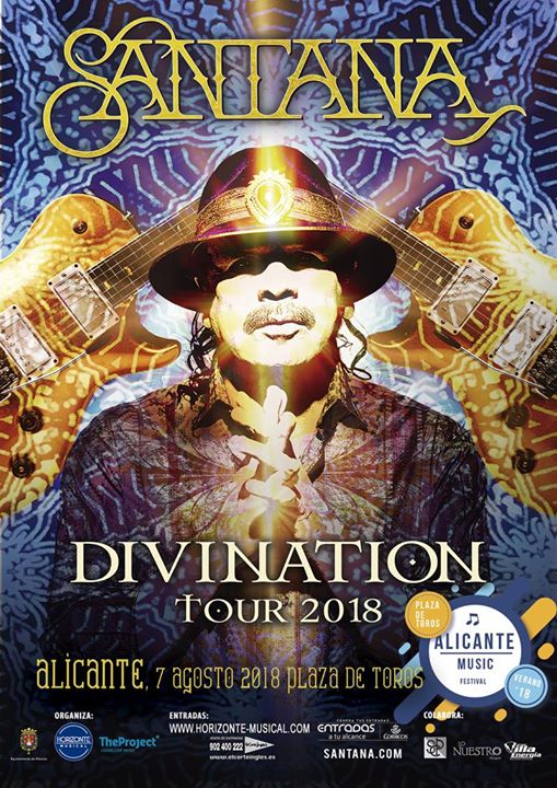 Santana en Alicante - Divination Tour 2018