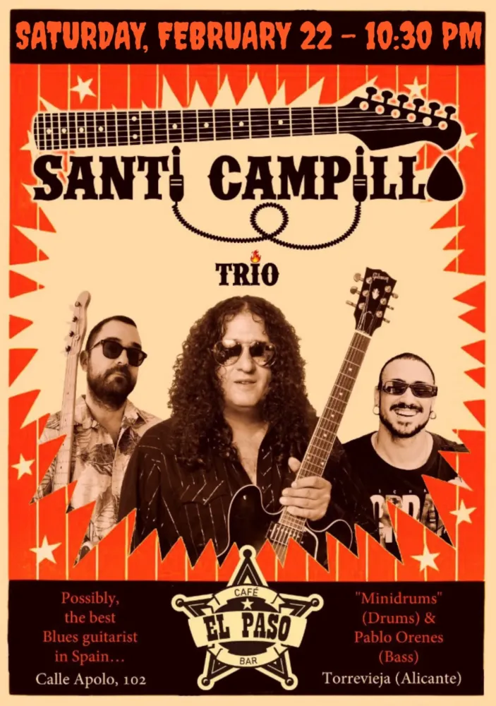 Santi Campillo Trío en concierto