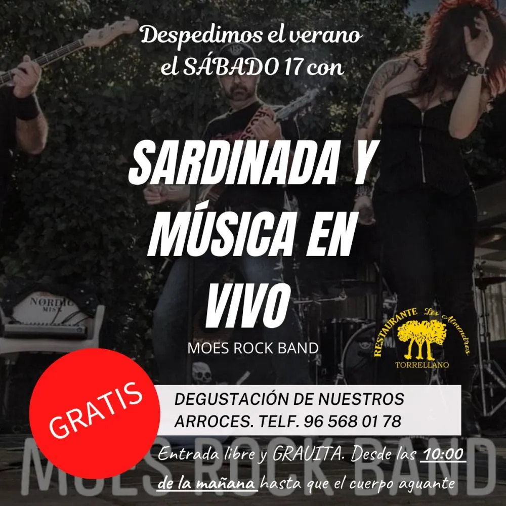 Sardinada y Música en vivo