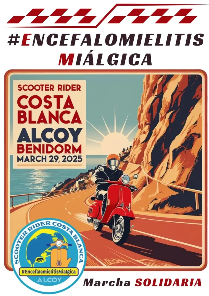 Scooter Rider Costa Blanca Alcoy Benidorm