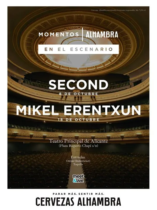 Second y Mikel Erentxun en Teatro Principal de Alicante