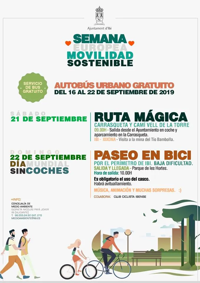Seman de la Movilidad Sostenible en Ibi 2019