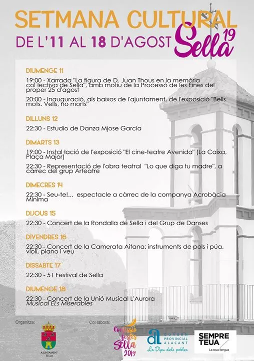 Semana Cultural de Sella 2019