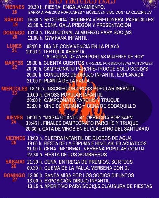 Semana Cultural y Fiestas de Verano Las Virtudes 2025