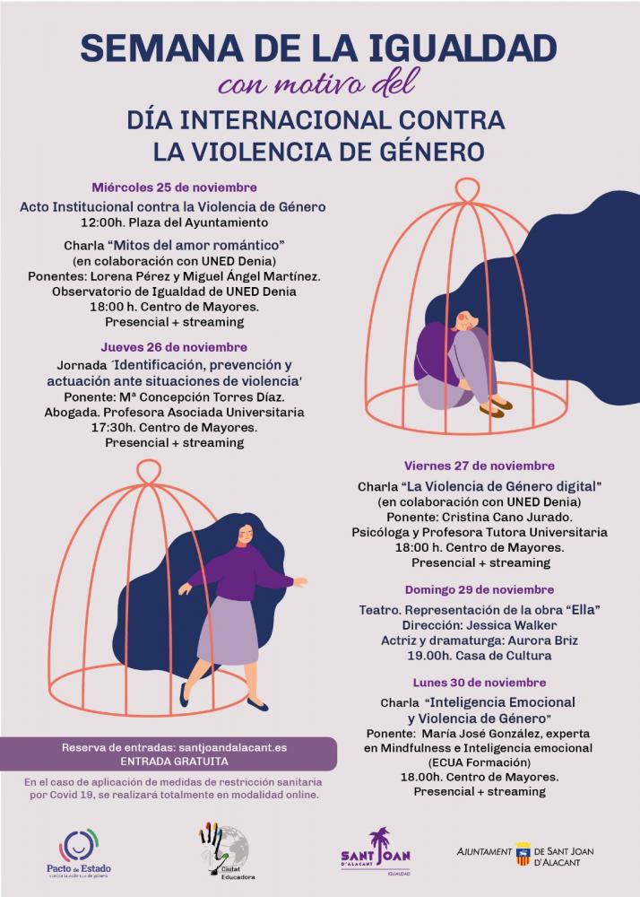 Semana de la Igualdad 2020 San Juan de Alicante