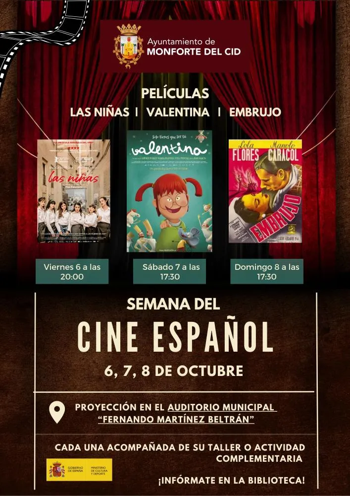 Semana del Cine Español en Monforte del Cid