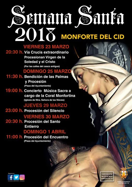 Semana Santa 2018 en Monforte del Cid